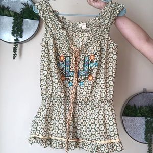 Forever21 Embroidered Blouse